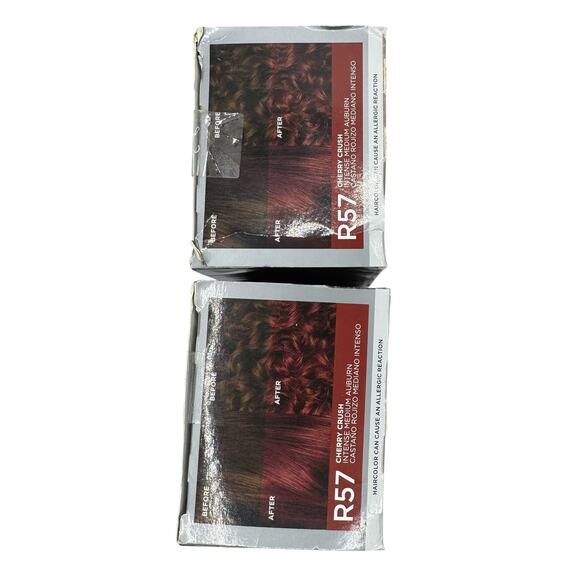 L’Oréal Paris Feria R57 Cherry Crush Hair Dye 2-Pack High-Intensity Color - Picture 5 of 5